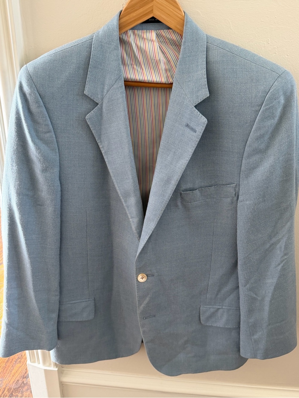 Michael Kors Men’s 40R Silk Wool Blazer Sport Coat